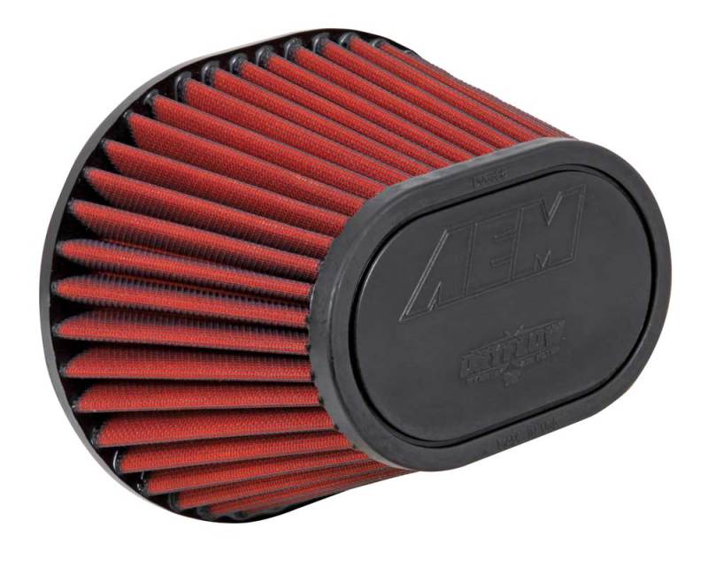 AEM Dryflow Air Filter - 3.5in FLG / 8-1/2in L x 7in W / Top 6-1/4in L x 4in W / 5-1/2in H (S/O)-thumbmail-1