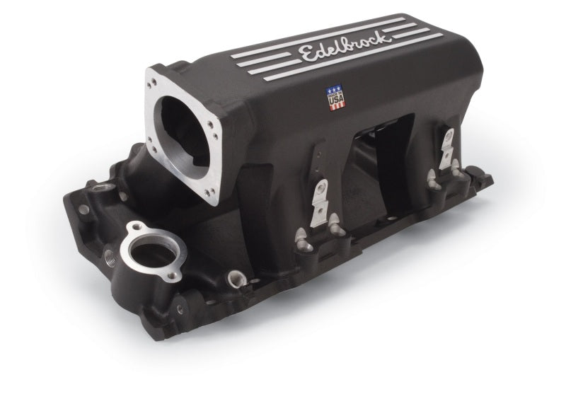Edelbrock Manifold EFI Pro-Flo XT BB Chevy Rect Port Heads Black Powder Coated-thumbmail-8