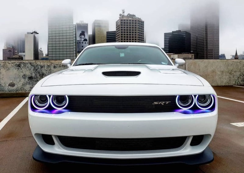 Oracle 15-21 Dodge Challenger Dynamic Surface Mount Headlight Halo Kit - ColorSHIFT - Dynamic-thumbmail-11