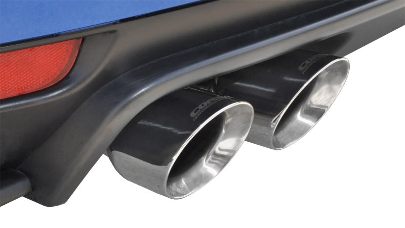 Corsa 08-13 Subaru Impreza Hatchback STI 2.5L Turbo Manual Polished Sport Cat-Back Exhaust-thumbmail-2