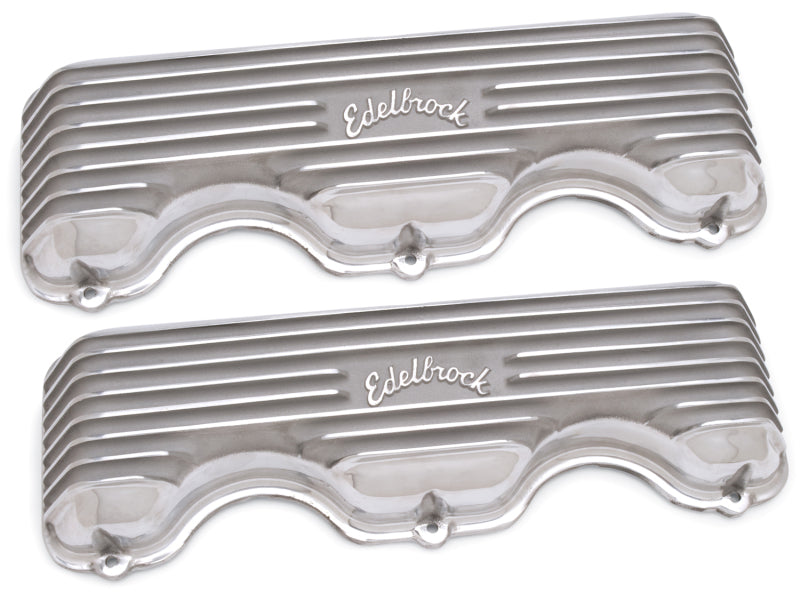 Edelbrock Valve Cover Classic Series Chevrolet W 348/409 CI V8 Polshed-thumbmail-7