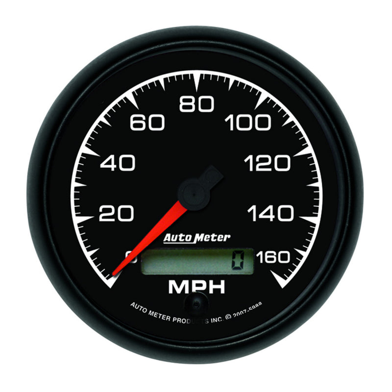 Autometer ES 85.7mm In-Dash Speedometer Elec. Programmable 160mph Gauge-thumbmail-1