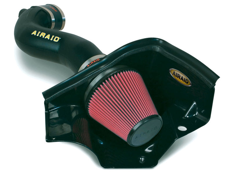 Airaid 05-09 Ford Mustang 4.6L Race Only (No MVT) MXP Intake System w/ Tube (Oiled / Red Media)-thumbmail-1