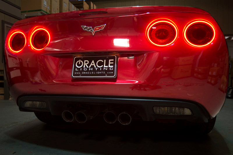 Oracle Chevy Corvette C6 05-13 LED Waterproof Afterburner Kit - Red-thumbmail-3