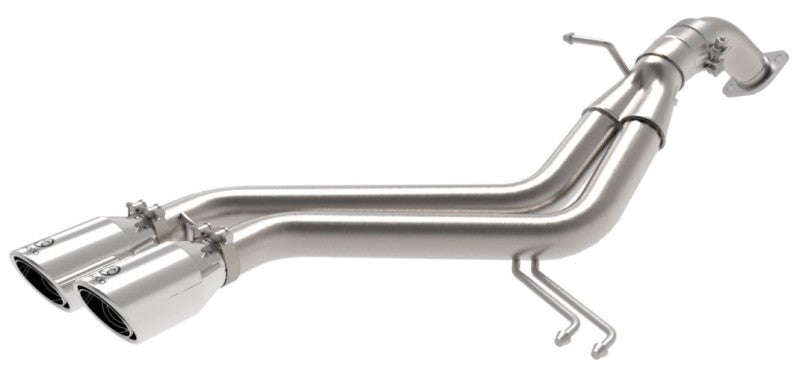 aFe Takeda 13-17 Hyundai Veloster L4-1.6L 2-1/2in 304 SS Axle-Back Exhaust w/ Polished Tips-thumbmail-1