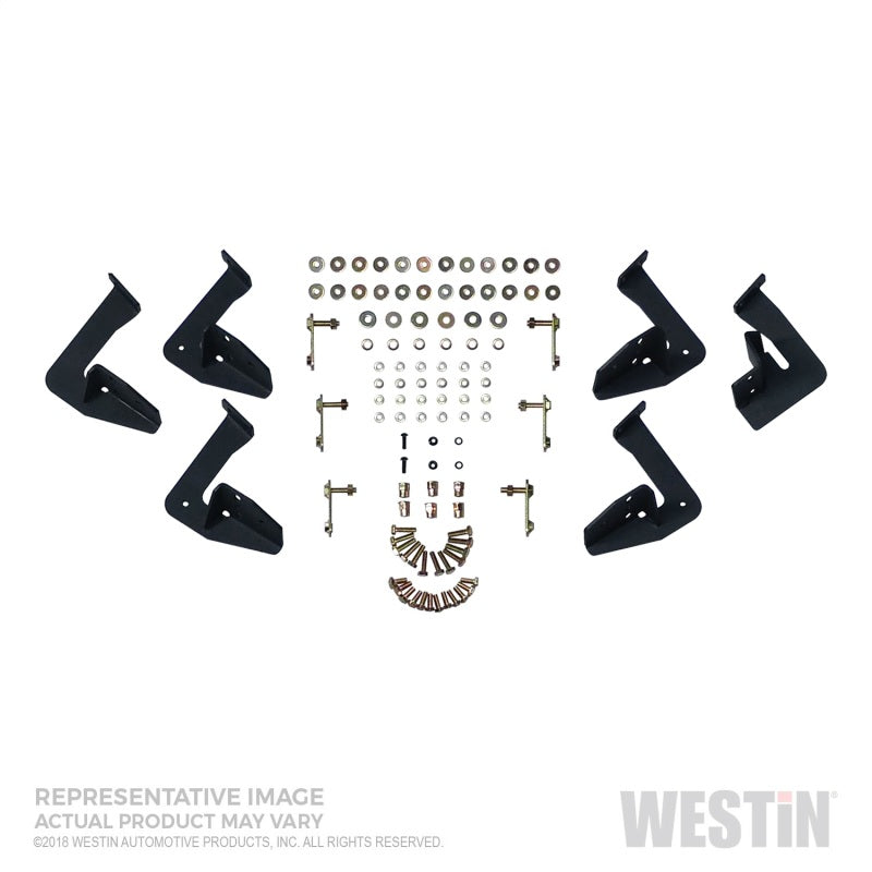 Westin/HDX 15-18 Chevrolet/GMC Colorado/Canyon Crew Cab HDX Stainless Drop Nerf Step Bar - Black-thumbmail-4