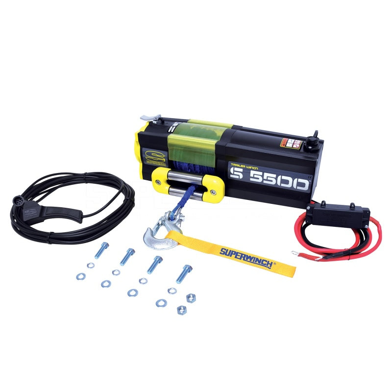 Superwinch 5500 LBS 12V DC 1/4in x 60ft Synthetic Rope S5500 Winch-thumbmail-8