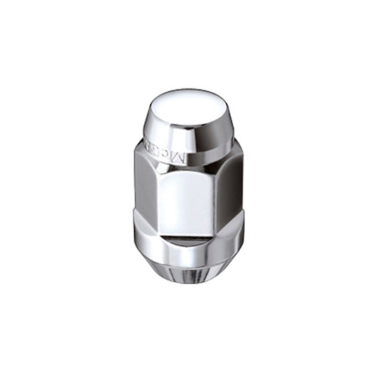 McGard Hex Lug Nut (Cone Seat Bulge Style) 1/2-20 / 3/4 Hex / 1.45in. Length (Box of 100) - Chrome