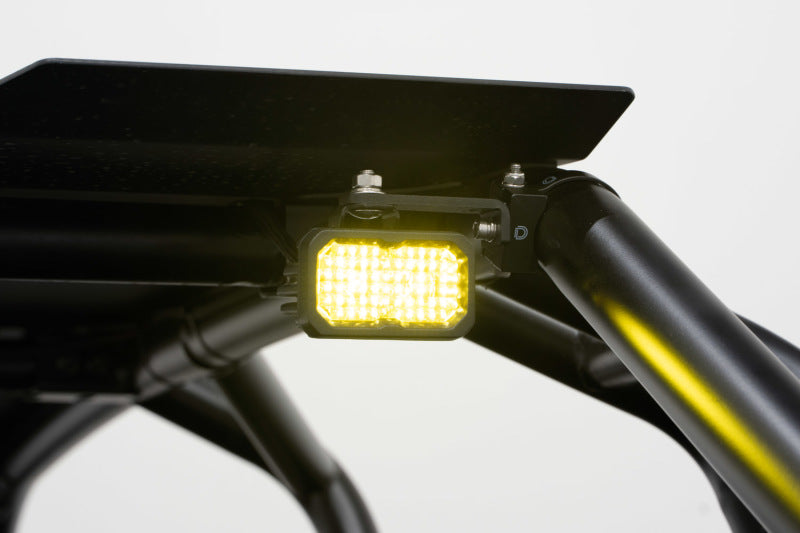 Diode Dynamics Stage Series 1 1/4 In Roll Bar Chase Light Kit SSC2 Sport - Yellow (Pair)-thumbmail-6