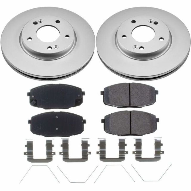 Power Stop 17-19 Kia Soul Front Z17 Evolution Geomet Coated Brake Kit-thumbmail-1