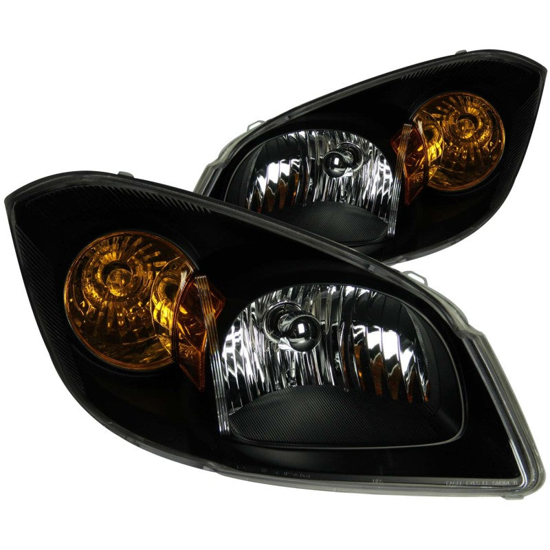 ANZO 2005-2010 Chevrolet Cobalt Crystal Headlights Black-thumbmail-2