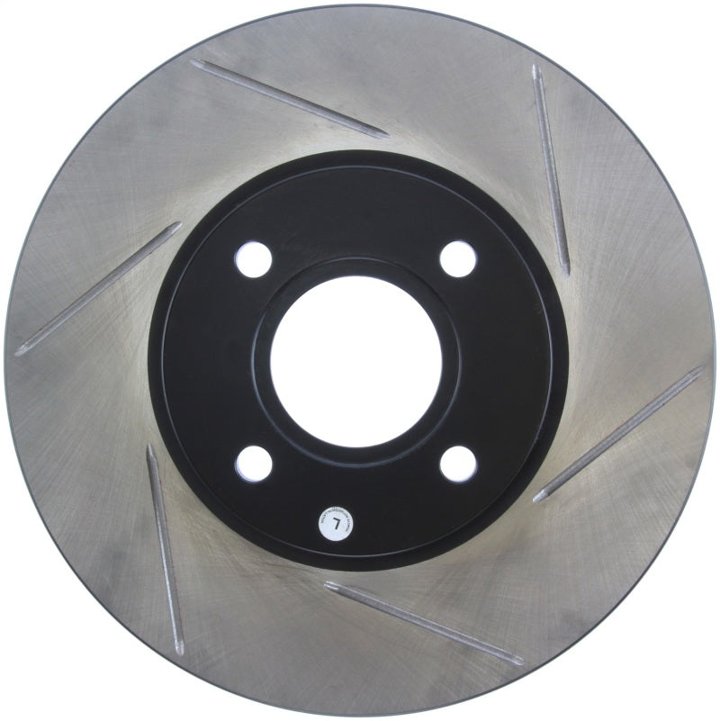StopTech 2014 Ford Fiesta Left Front Disc Slotted Brake Rotor-thumbmail-5