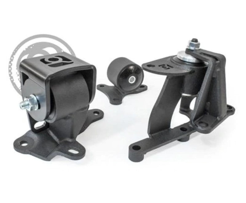 Innovative 88-91 Prelude H-Series Black Steel Mounts 85A Bushings-thumbmail-1