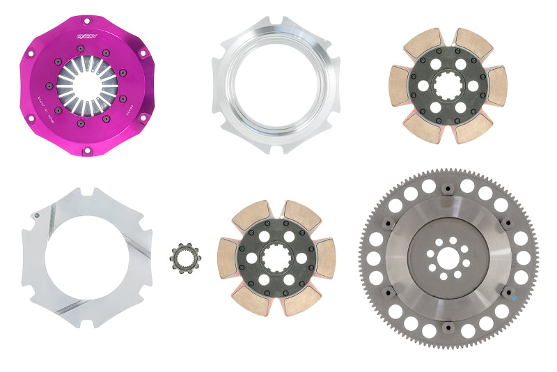 Exedy 2002-2006 Acura RSX L4 Hyper Compe-R Twin Cerametallic Clutch Rigid Disc-thumbmail-4