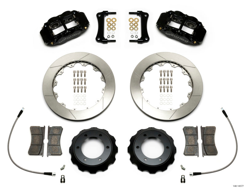 Wilwood Narrow Superlite 6R Front Kit 12.88in Slotted Rotor w/ Lines 05-15 Toyota Tacoma-thumbmail-1