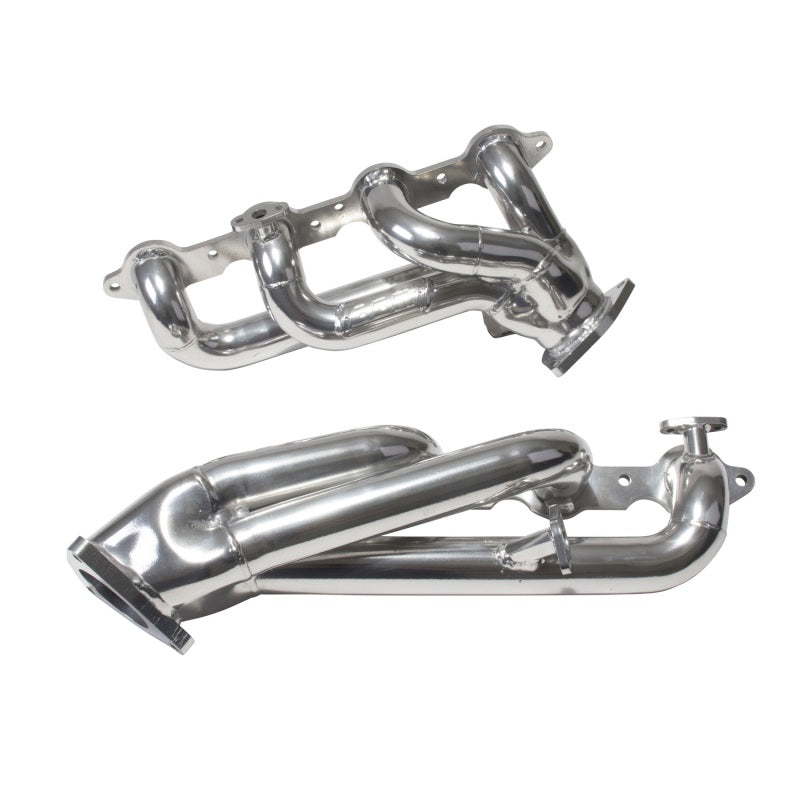 BBK 99-04 GM Truck SUV 4.8 5.3 Shorty Tuned Length Exhaust Headers - 1-3/4 Silver Ceramic-thumbmail-12