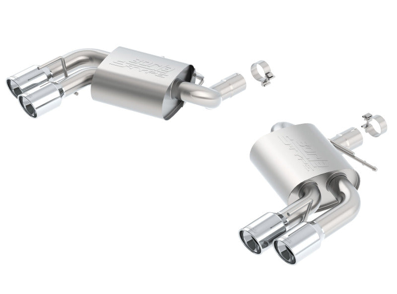 Borla 2016 Chevy Camaro 6.2L AT/MT S-Type Rear Section Exhaust w/o Dual Mode Valves-thumbmail-2