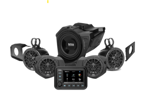 Boss Audio Systems 2014 Polaris 1000s / 15-19 900S 5 Full Range Marine Speaker Kit