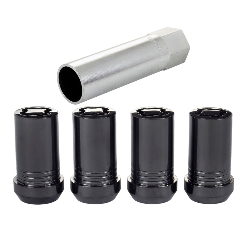 McGard Wheel Lock Nut Set - 4pk. (Tuner / Cone Seat) M14X1.5 / 22mm Hex / 1.648in. Length - Black-thumbmail-6