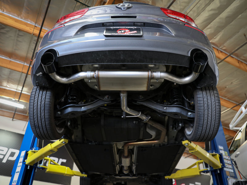 aFe Takeda Series 2.5in 409 SS Axle-Back Exhaust 18-20 Hyundai Elantra GT L4-1.6L(t) w/ Black Tips-thumbmail-2