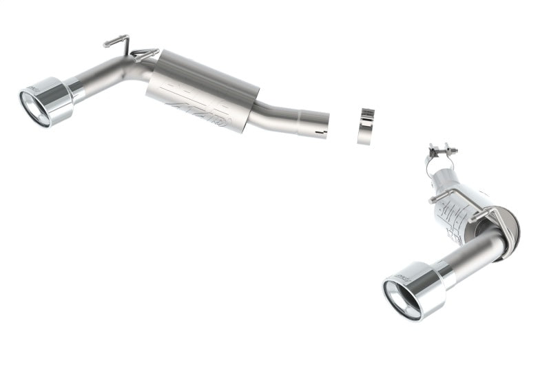 Borla 14-15 Camaro SS 6.2L V8 RWD Single Split Rr Exit ATAK Exhaust (rear section only)-thumbmail-2
