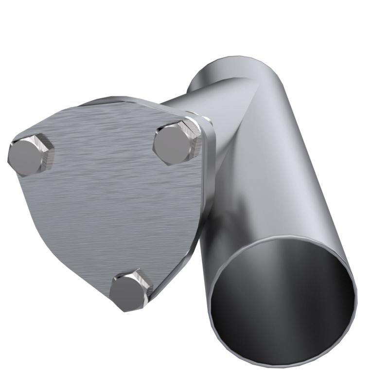 QTP 2.5in Weld-On QTEC Exhaust Cutout Y-Pipe-thumbmail-2