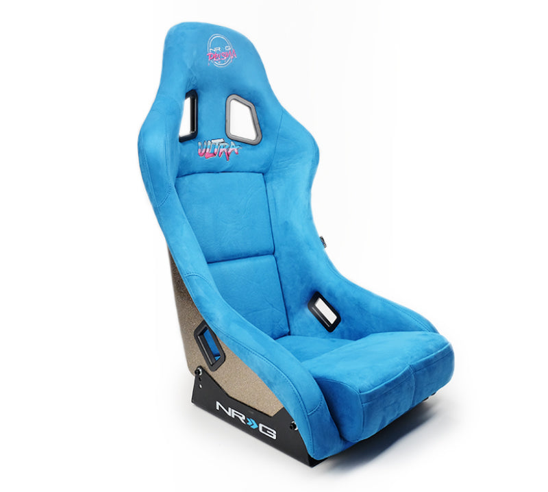 NRG FRP Bucket Seat ULTRA Edition - Medium (Blue Alcantara/Pearlized Back)-thumbmail-7