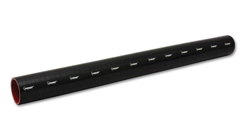 Vibrant 4 Ply Reinforced Silicone Straight Hose Coupling - 2in I.D. x 36in long (BLACK)-thumbmail-1