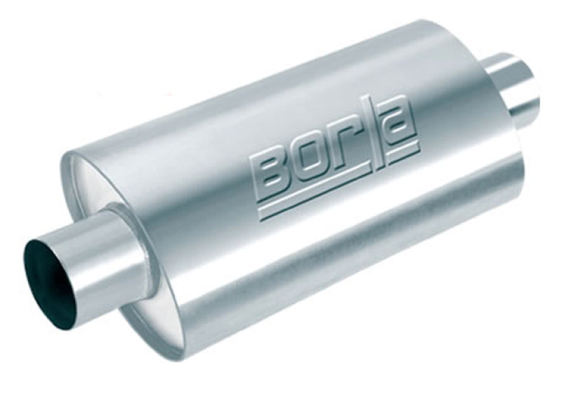 Borla XR-1 Multi-Core 3in Ctr-Ctr Oval 16in x 4.25in x 7.88in Rotary Engine Equipped Racing Muffler-thumbmail-1