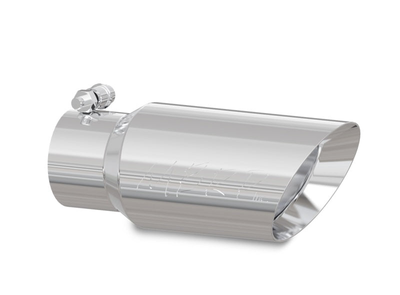 MBRP Universal Tip 4in OD 3in Inlet 10in Length Dual Wall Angled End T304-thumbmail-2