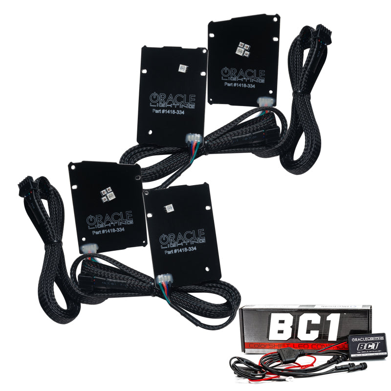 Oracle 19-21 Chevy Camaro LS/LT RGB+A Headlight DRL Upgrade Kit - ColorSHIFT w/ BC1 Controller-thumbmail-1