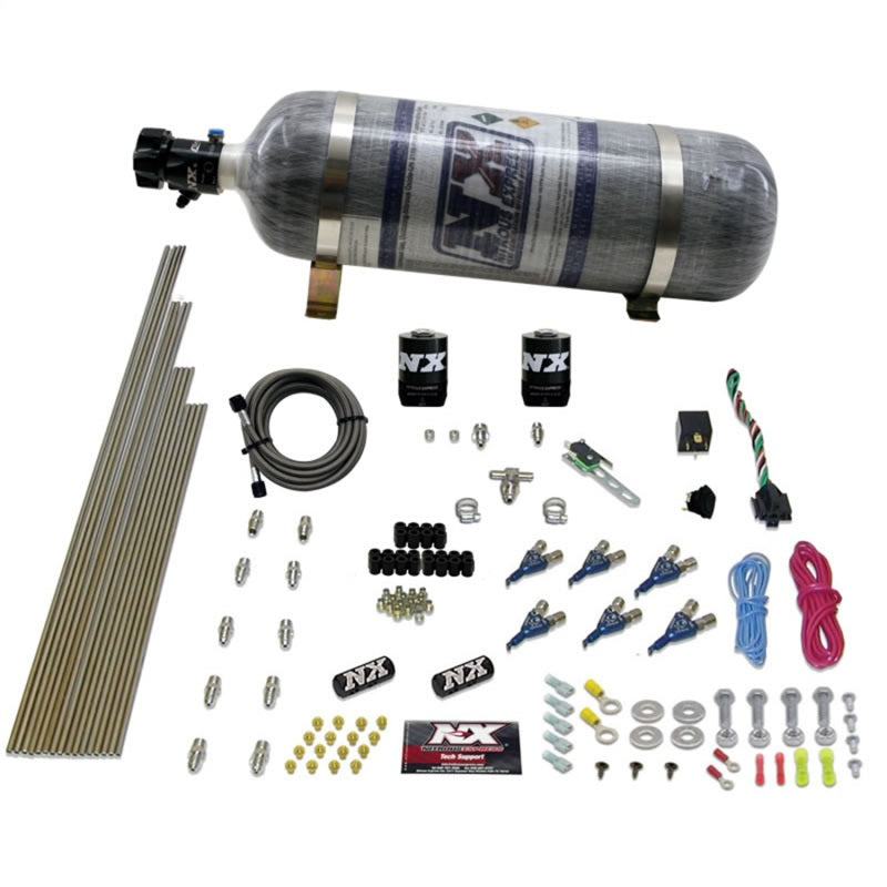 Nitrous Express V6AN Gasoline EFI Nitrous Kit (150-375HP) w/Composite Bottle-thumbmail-2