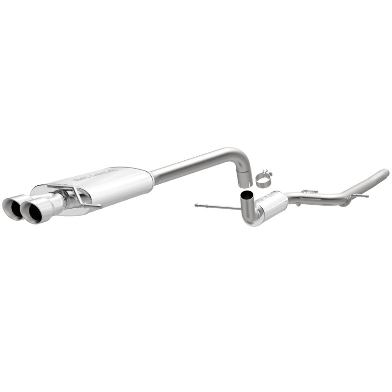 MagnaFlow Performance Cat-Back Exhaust System Dual Straight Drive Side Rear Exit 11-14 VW Jetta 2.0L-thumbmail-1