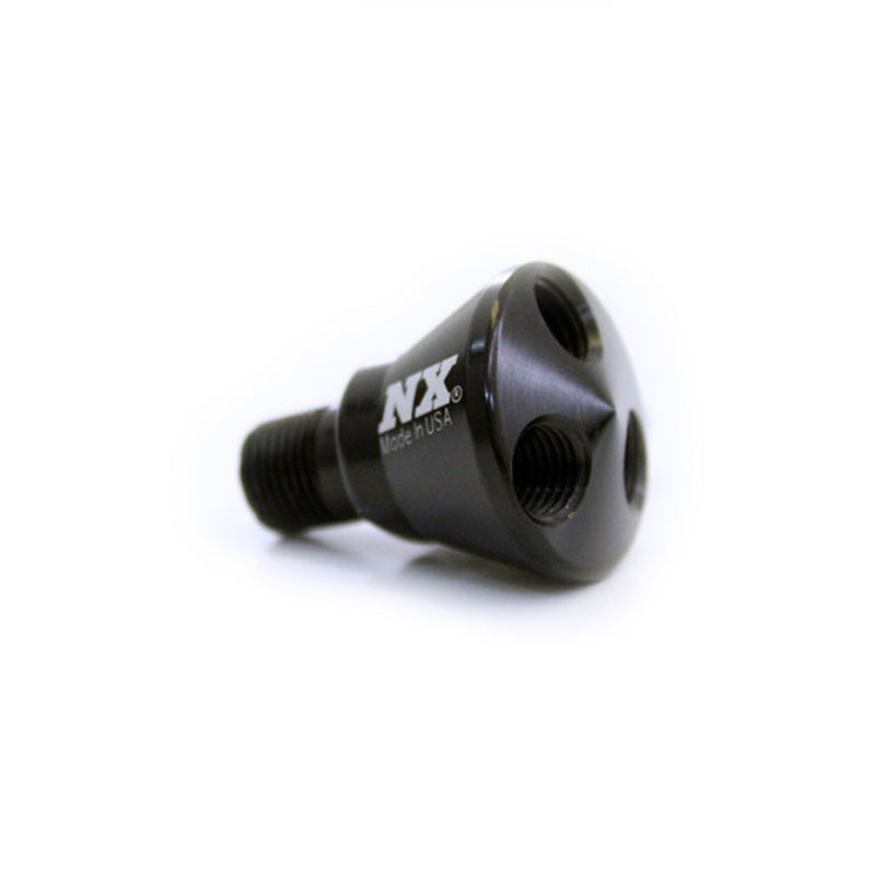 Nitrous Express 3 Port Showerhead Distribution Block - Black-thumbmail-2
