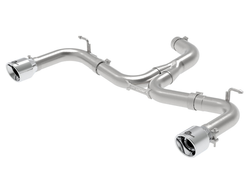 aFe 18-20 VW GTI (MK7.5) 2.0L MACH Force-Xp 3in to 2.5in 304 SS Axle-Back Exhaust System- Pol. Tips-thumbmail-2