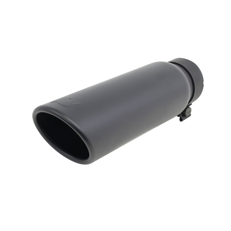 Go Rhino Exhaust Tip - Black - ID 3in x L 14in x OD 4in-thumbmail-1