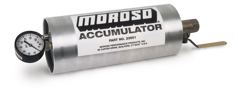 Moroso Oil Accumulator - 1.5 Quart - 10in x 4.25in-thumbmail-1