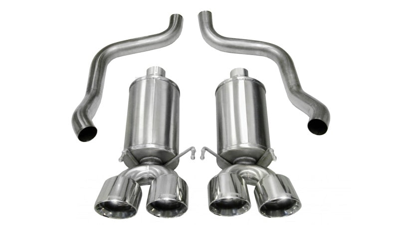 Corsa 09-13 Chevrolet Corvette C6 6.2L V8 Polished Xtreme Axle-Back Exhaust-thumbmail-2