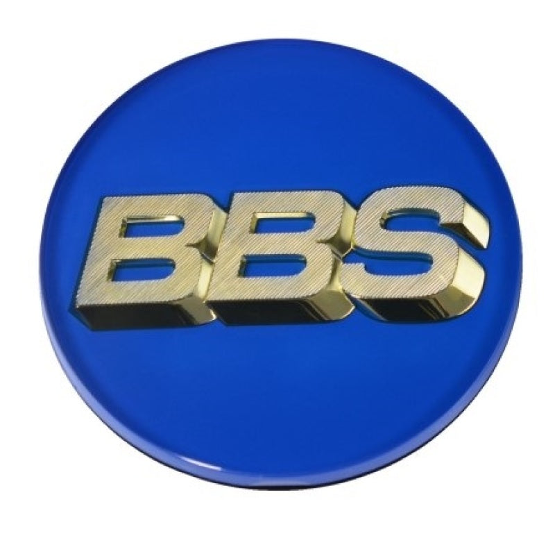 BBS Center Cap 70.6mm Blue/Gold (3-Tab)-thumbmail-1