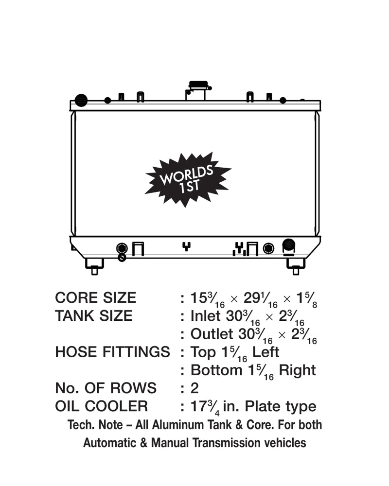 CSF 10-12 Chevrolet Camaro V8 Radiator-thumbmail-7