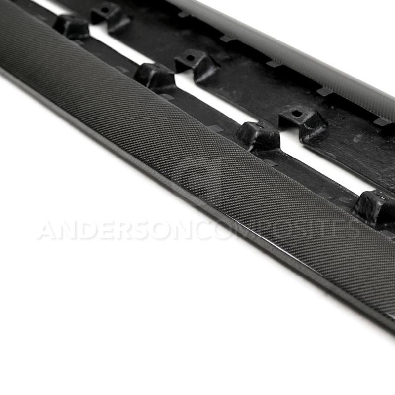Anderson Composites 2015-2017 Ford Mustang GT350 Style Rocker Panel Splitter-thumbmail-4