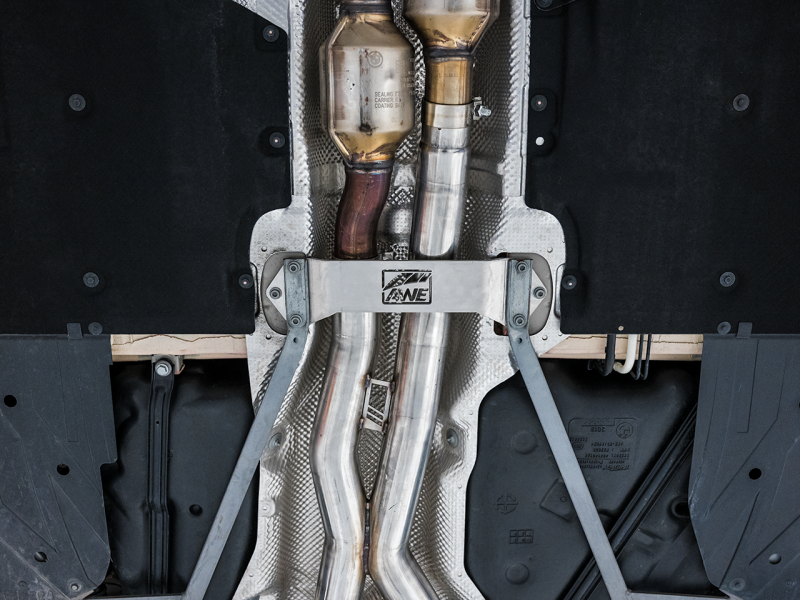 AWE Tuning BMW F8X M3/M4 Track Edition Catback Exhaust - Chrome Silver Tips-thumbmail-10