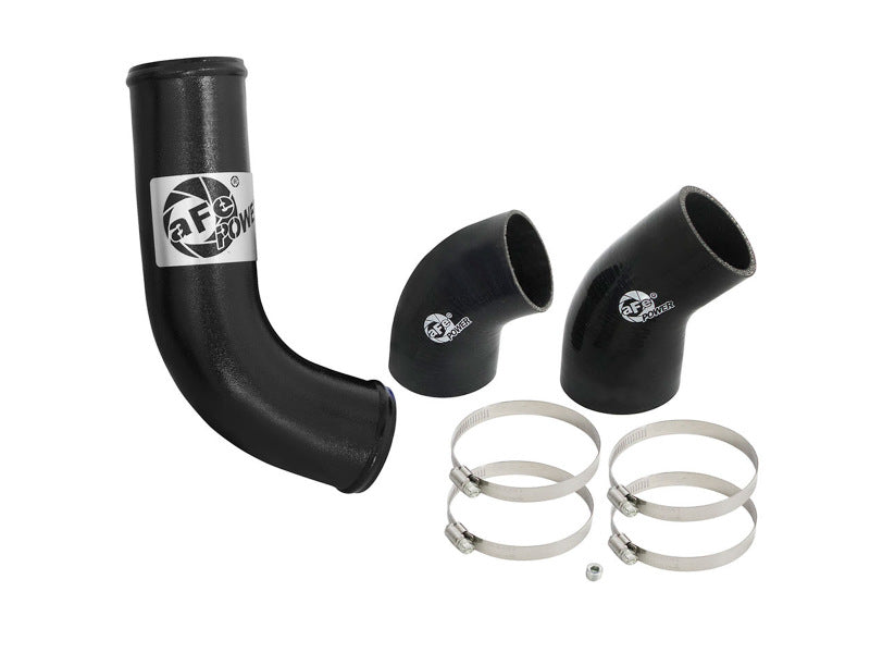 aFe BladeRunner 3in Intercooler Tube - Black Cold Side 15-16 Ford Mustang EcoBoost L4-2.3L (t)-thumbmail-7