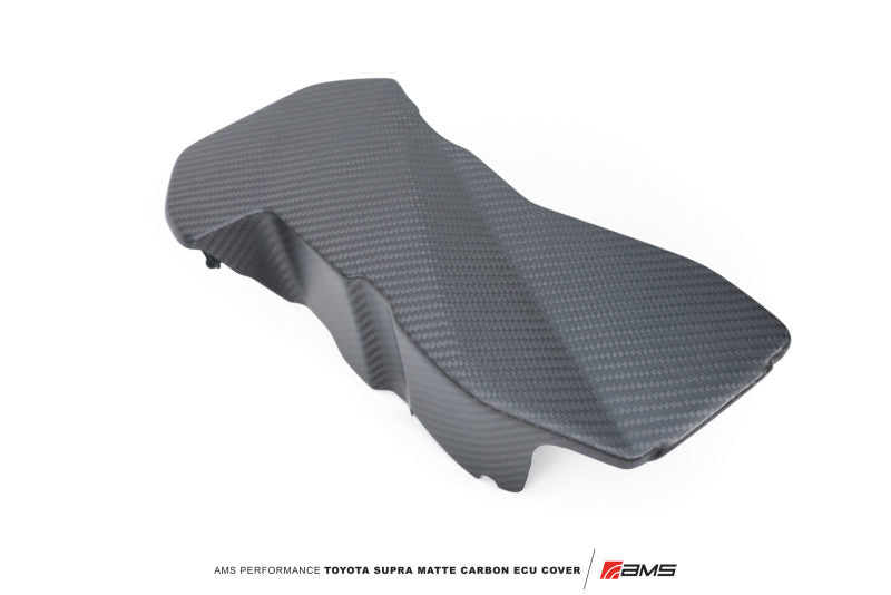 AMS Performance 2020+ Toyota GR Supra Carbon Fiber ECU Cover - Matte Carbon-thumbmail-1