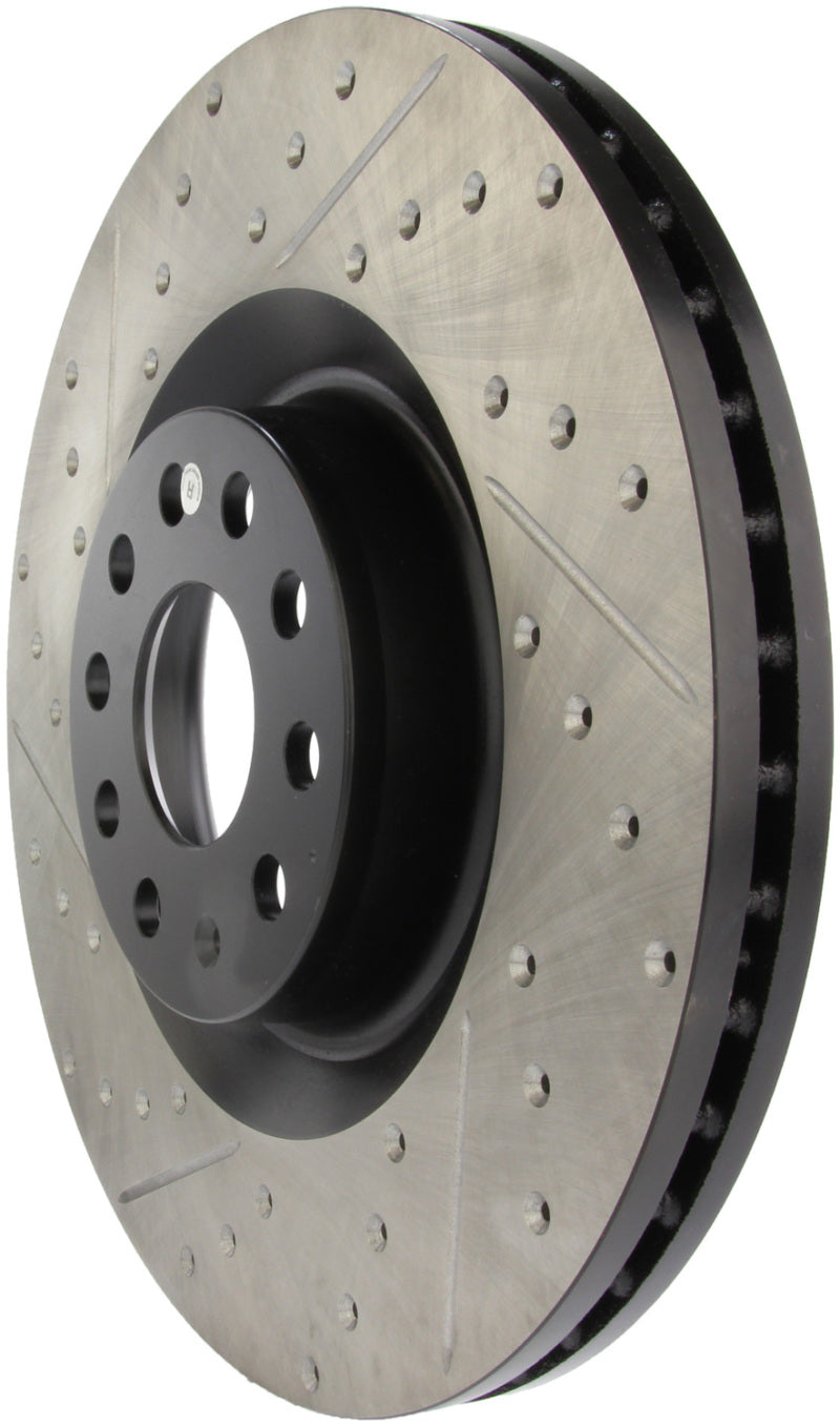 StopTech 09 VW Passat CC / 06-09 Passat Slotted & Drilled Right Front Rotor-thumbmail-8