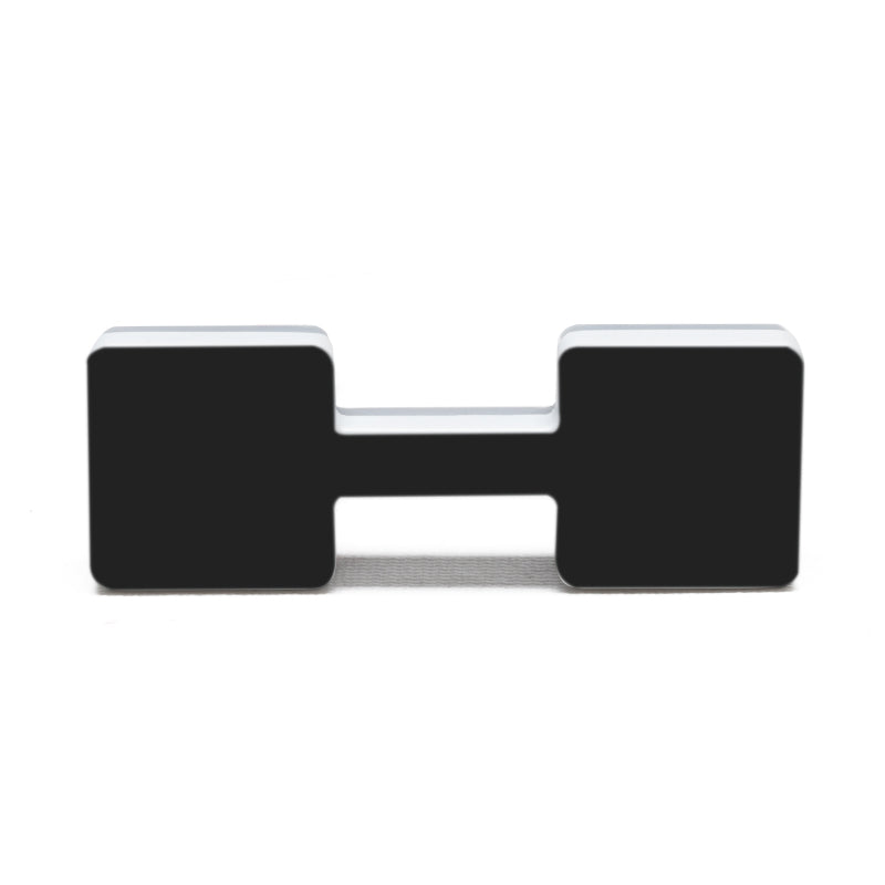 ORACLE Lighting Universal Illuminated LED Letter Badges - Matte Black Surface Finish - H-thumbmail-6
