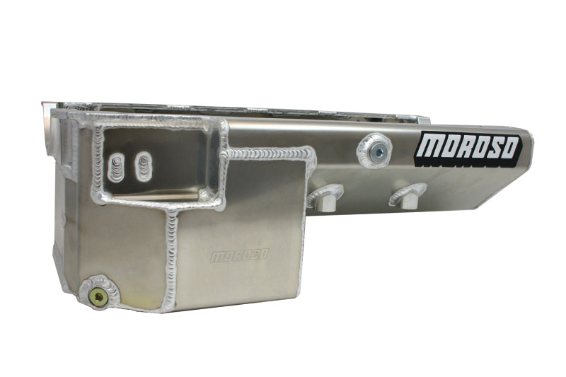 Moroso Chevrolet Big Block Mark IV (w/-16An External Pick Up) Wet Sump 6-7qt 8in Aluminum Oil Pan-thumbmail-1