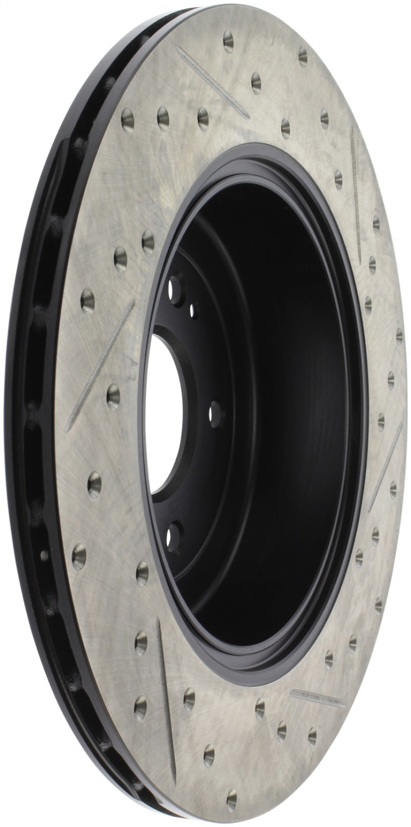 StopTech 10 Hyundai Genesis Coupe w/ Factory Brembo Slotted & Drilled Right Rear Rotor-thumbmail-4