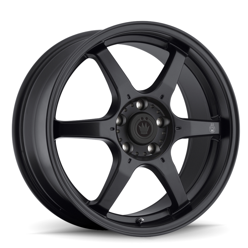 Konig Backbone 18x8 5x114.3 ET45 Matte Black Milling Logo on Spoke-thumbmail-1