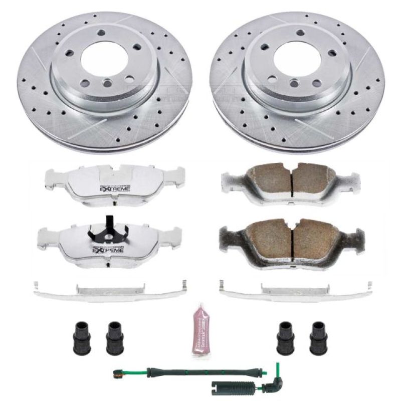 Power Stop 2000 BMW 323i Front Z26 Street Warrior Brake Kit-thumbmail-1